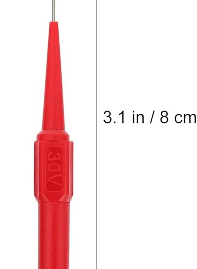 4Pcs Copper Back Nail Automotive Wire Piercing Probe Tool Insulation Tester Clips - Image 2